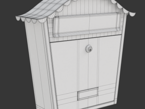 Post Box Modèle 3D