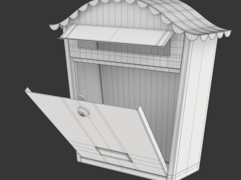Post Box Modèle 3D