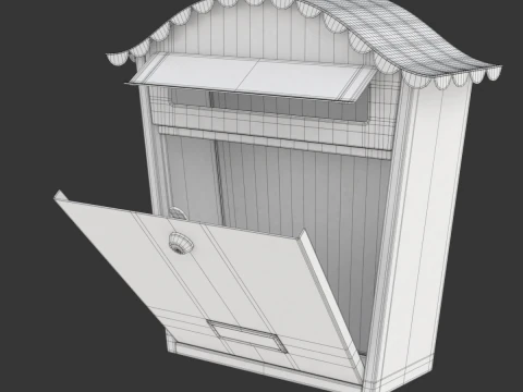 Post Box 3D Model