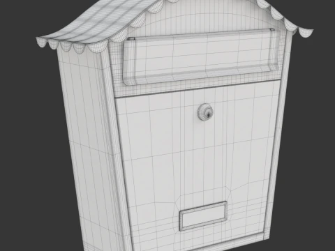Post Box 3D Model