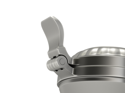 Quill Pen with Inkwell 3D Model
