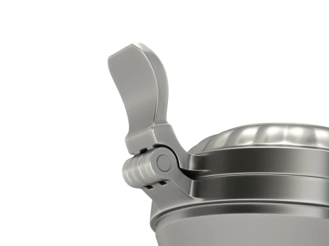 Quill Pen with Inkwell 3D Model