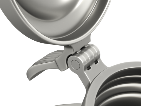Quill Pen with Inkwell 3D Model