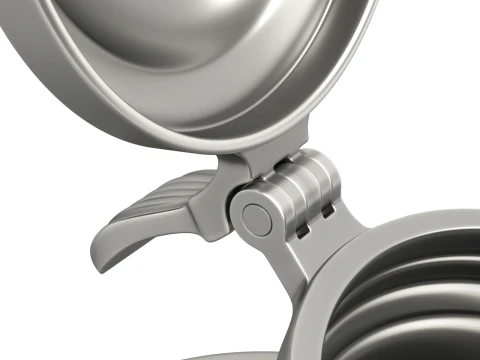 Quill Pen with Inkwell 3D Model
