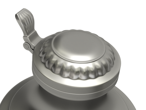 Quill Pen with Inkwell 3D Model