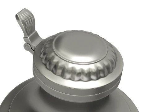 Quill Pen with Inkwell 3D Model