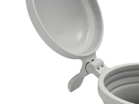 Quill Pen with Inkwell 3D Model