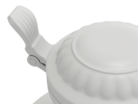 Quill Pen with Inkwell 3D Model