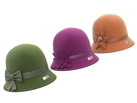 Cloche Hat Modelo 3D