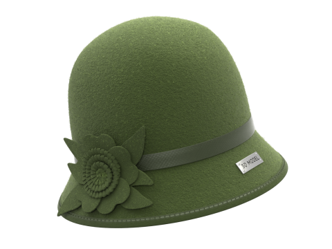 Cloche Hat Modelo 3D