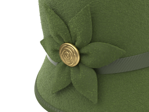 Cloche Hat Modelo 3D