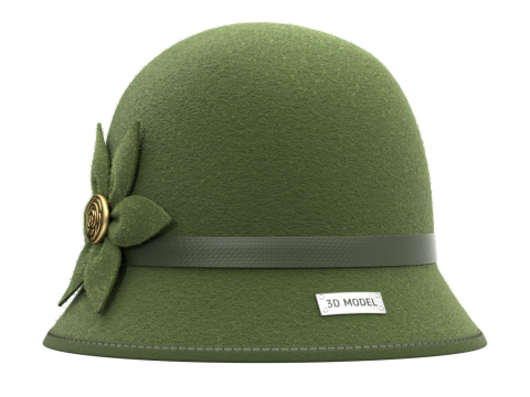Cloche Hat Modelo 3D
