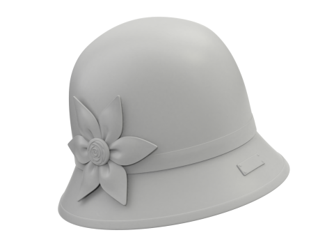 Cloche Hat Modelo 3D