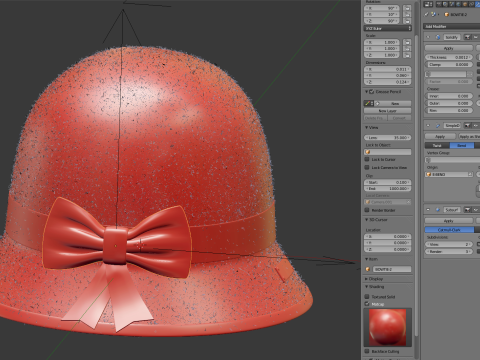 Cloche Hat Modelo 3D