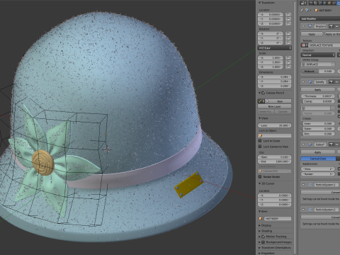 Cloche Hat Modelo 3D