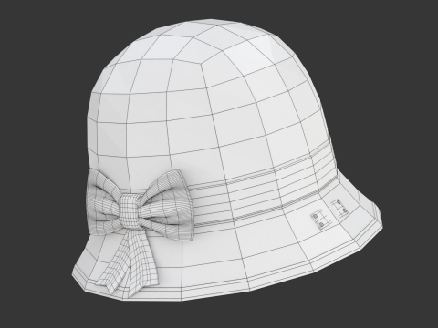 Cloche Hat Modelo 3D