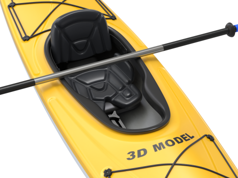 Kayak 3D 모델