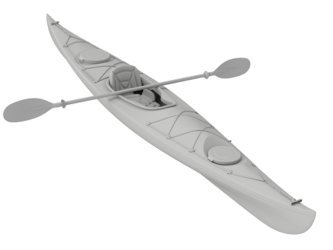 Kayak 3D 모델