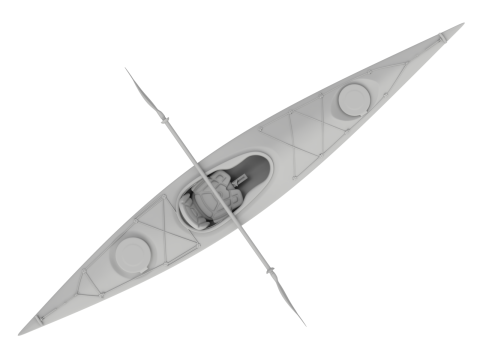 Kayak 3D 모델