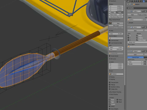 Kayak 3D Model