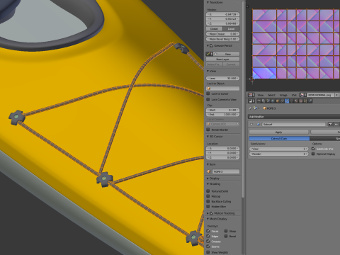 Kayak 3D 모델