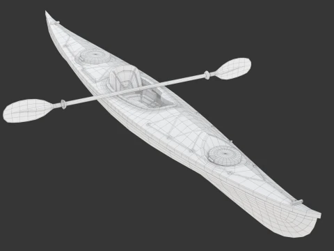 Kayak 3D Model