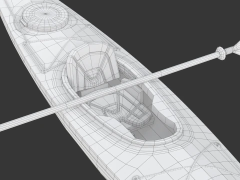 Kayak 3D Model