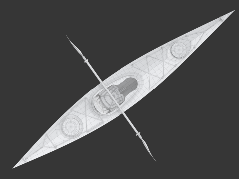 Kayak 3D 모델