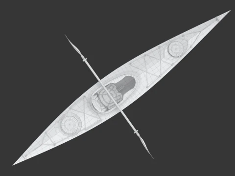 Kayak 3D Model