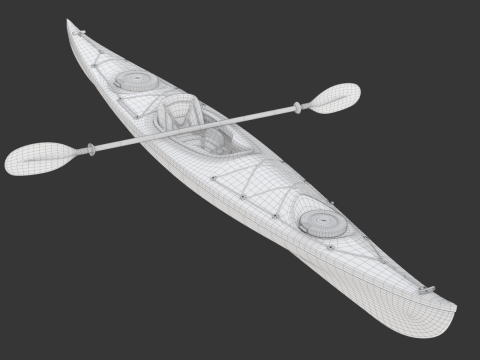 Kayak 3D 모델