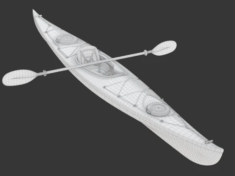 Kayak 3D Model