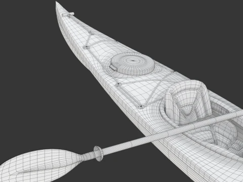 Kayak 3D Model