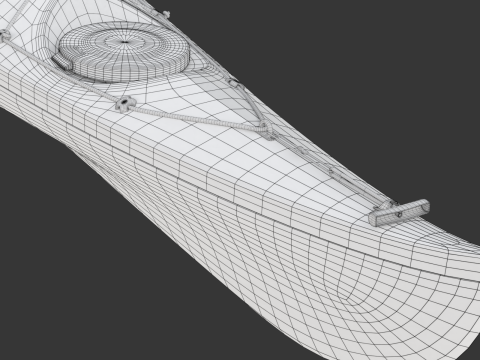 Kayak 3D 모델