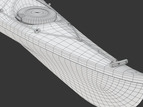 Kayak 3D Model