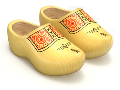 Dutch Clogs 3D Model