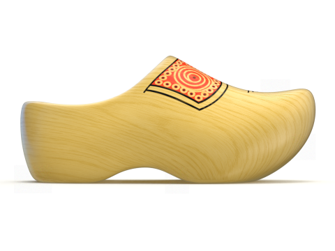 Dutch Clogs 3D मॉडल