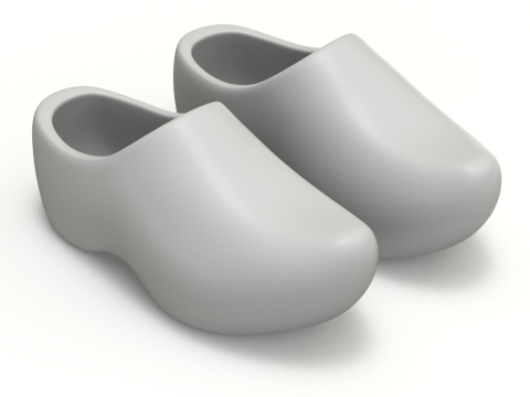 Dutch Clogs 3D मॉडल