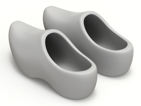 Dutch Clogs 3D मॉडल