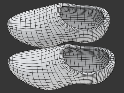 Dutch Clogs 3D मॉडल