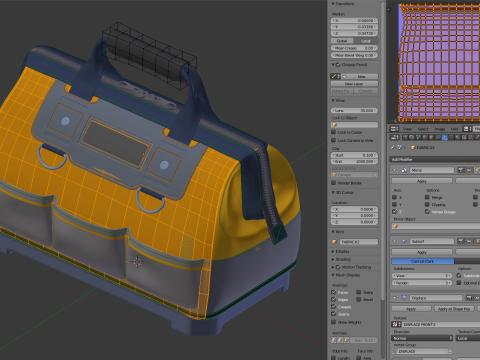 Mouth Tool Bag 3Dモデル