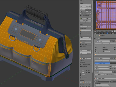 Mouth Tool Bag 3D Model