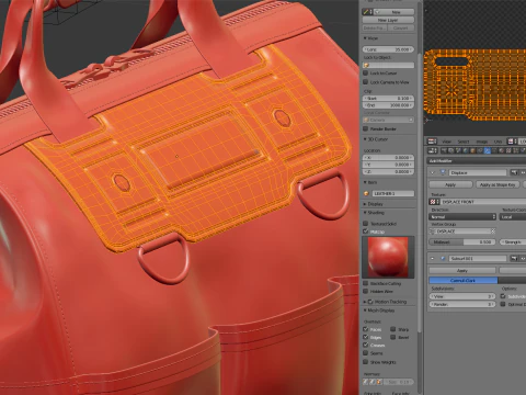 Mouth Tool Bag 3D Model