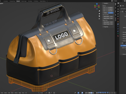 Mouth Tool Bag 3Dモデル