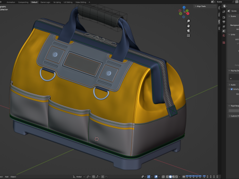 Mouth Tool Bag 3Dモデル