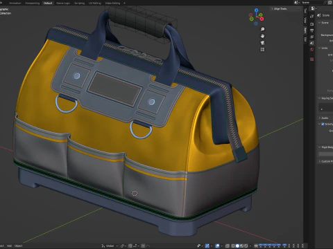 Mouth Tool Bag 3D Model