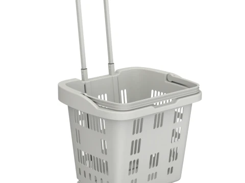 Cestino della spesa con ruote Modello 3D