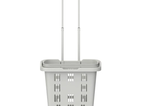 Cestino della spesa con ruote Modello 3D