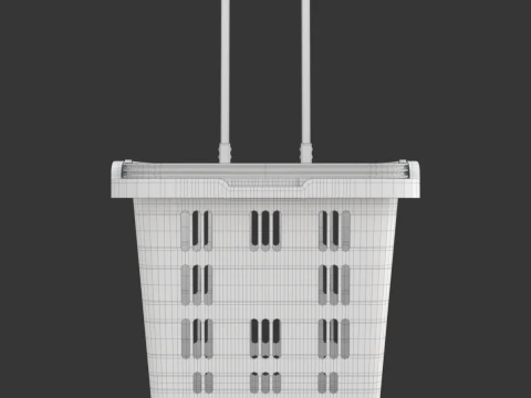 Cestino della spesa con ruote Modello 3D
