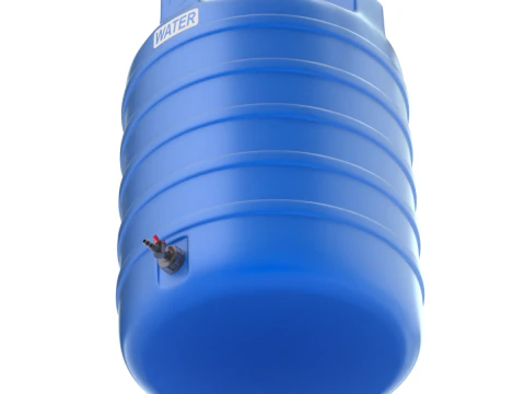Serbatoio di stoccaggio dell'acqua in plastica Modello 3D