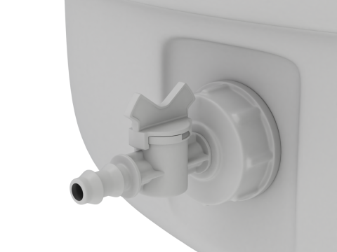 Plastic Water Storage Tank Modelo 3D